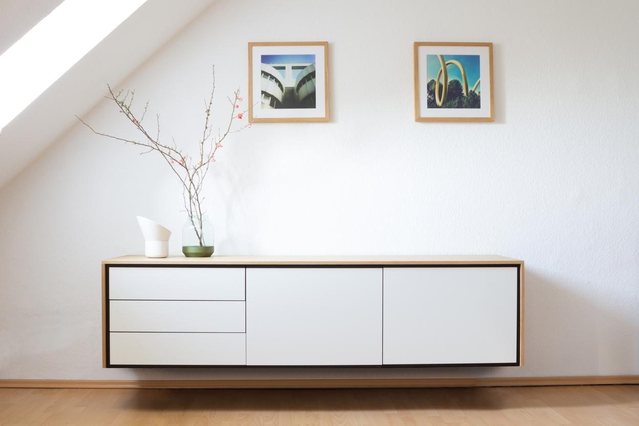 Möbelplaner Hängeboards Flur Weißes Hängeboard für den Flur